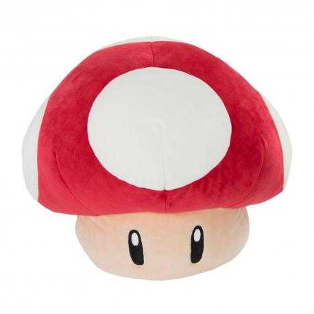 Mario Kart Peluche Mocchi-Mocchi Super Mushroom 40 cm - Imagen 1