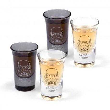 Original Stormtrooper Pack de 4 Vasos de Chupitos - Imagen 1