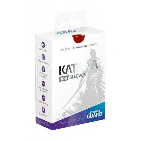 Ultimate Guard Katana Sleeves Tamaño Estándar Rojo (100)