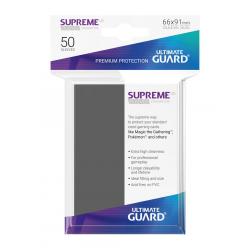 Ultimate Guard Supreme UX Sleeves Fundas de Cartas Tamaño Estándar Gris Oscuro (50) - Imagen 1