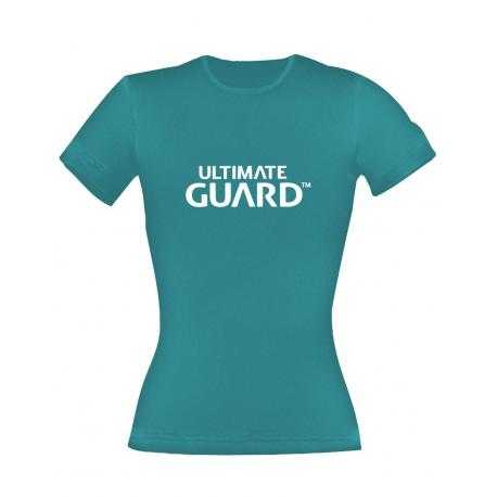 Ultimate Guard Camiseta Chica Wordmark Gasolina Azul talla M