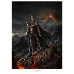 El Señor de los Anillos litografia Sauron Variant 61 x 81 cm - Imagen 1