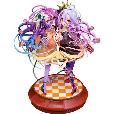 No Game No Life Estatua 1/7 Shiro & Schwi 22 cm - Imagen 1