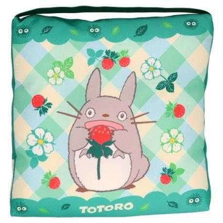 Mi vecino Totoro Cojín Totoro & Strawberries 30 x 30 x 5 cm - Imagen 1