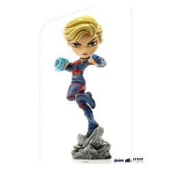 Los Vengadores Endgame Minifigura Mini Co. PVC Captain Marvel 18 cm - Imagen 1