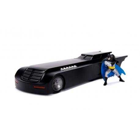 Batman Animated Series Vehículo Metals 1/24 Batmobile con Figura - Imagen 1