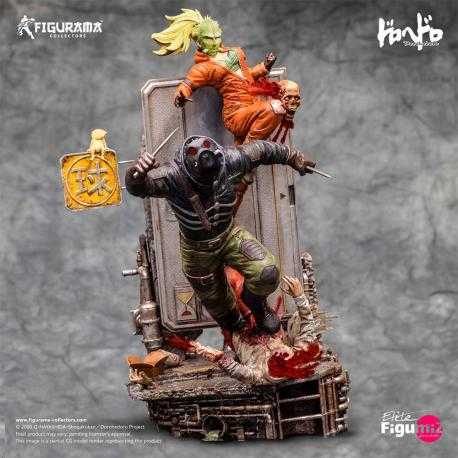 Dorohedoro Diorama Elite FigumiZ 1/8 Caiman & Nikaido 37 cm - Imagen 1