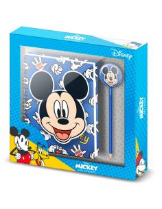 Set cuaderno + lapiz Grins Mickey Disney - Imagen 1