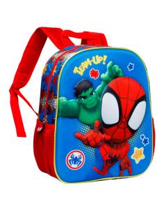Mochila 3D Team Spiderman and His Amazing Friends Marvel 31cm