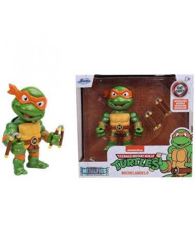 Figura metalfigs Michelangelo Tortugas Ninja 10cm - Imagen 1