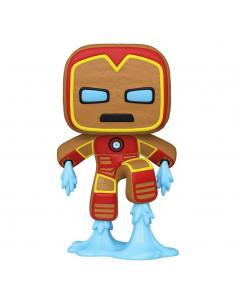 Marvel Figura POP! Vinyl Holiday Iron Man 9 cm - Imagen 1