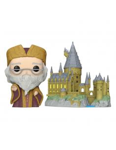 Harry Potter POP! Town Vinyl Figura Dumbledore w/Hogwarts 9 cm - Imagen 1