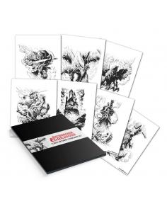 Dungeons & Dragons Set de 7 Litografias 36 x 28 cm - Imagen 1