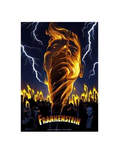 Universal Monsters Litografia Frankenstein Limited Edition 42 x
