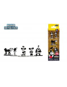 Disney Pack de 5 Figuras Nano Metalfigs Diecast Mickey's 90th 4 cm - Imagen 1
