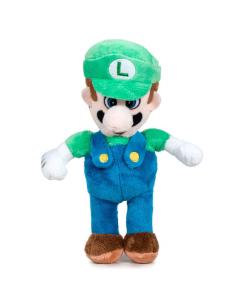 Peluche Luigi Super Mario Bros soft 30cm - Imagen 1
