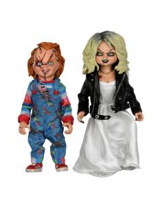 La novia de Chucky Pack de 2 Figuras Clothed Chucky & Tiffany