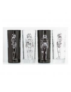 Original Stormtrooper Pack de 4 Vasos para zumo - Imagen 1
