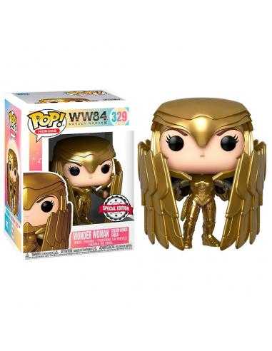 Funko POP DC Comics Wonder Woman 84 - Wonder Woman Gold Shield