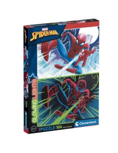 Puzzle Brillante spiderman Marvel 104pzs - Imagen 1