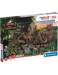 Puzzle Camp Cretaceous Jurassic World 104pzs - Imagen 1