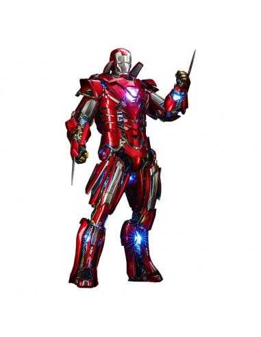 Iron Man 3 Figura Movie Masterpiece 1/6 Silver Centurion (Armor