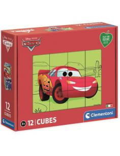 Puzzle cubo Cars Disney 12pzs - Imagen 1