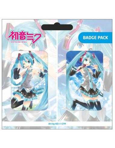 Hatsune Miku Pack de Chapas Set A - Imagen 1