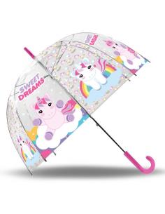 Paraguas burbuja Unicornio Sweet Dreams 46cm - Imagen 1