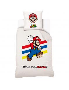 Funda nordica Premium Mario Super Mario cama 90 algodon - Imagen 1