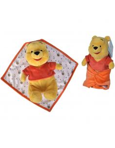 Peluche con Mantita Winnie Winnie The Pooh Disney 25cm - Imagen 1