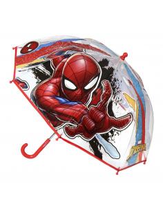 Paraguas Manual Spiderman Marvel Transparente 45cm. - Imagen 1