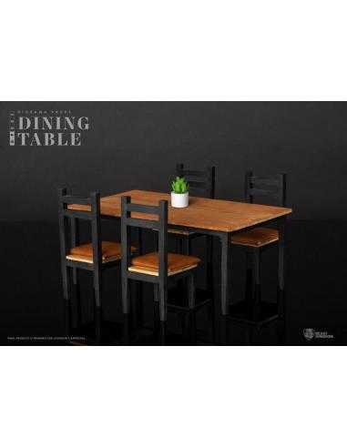 Diorama Props Series Accesorios para figuras Dining Table Set