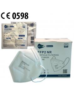 Kangju Mascarillas de protección respiratoria FFP2 NR CE0598 (20 unidades) - Imagen 1