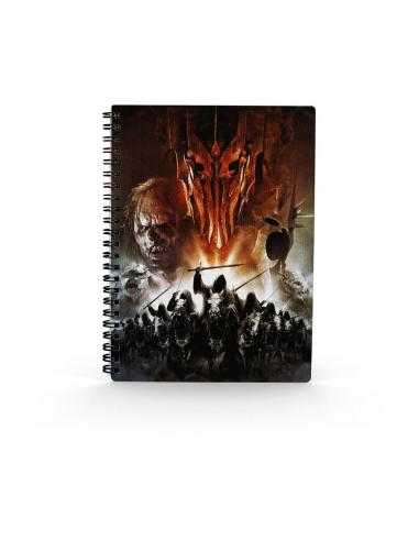 El Señor de los Anillos Libreta Efecto 3D Mordor