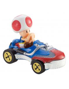 Mario Kart Vehículo Hot Wheels 1/64 Toad (Sneeker) 8 cm - Imagen 1