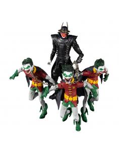 DC Pack 4 Figuras Collector Multipack The Batman Who Laughs with the Robins of Earth 18 cm - Imagen 1