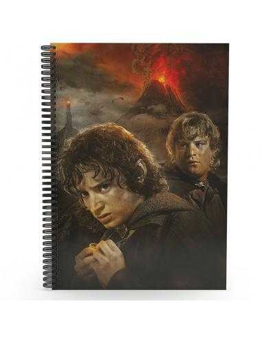 El Señor de los Anillos Libreta Efecto 3D Frodo & Sam