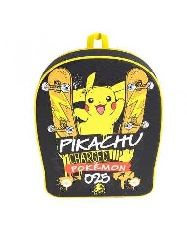 Mochila Pikachu Pokemon 30cm - Imagen 1