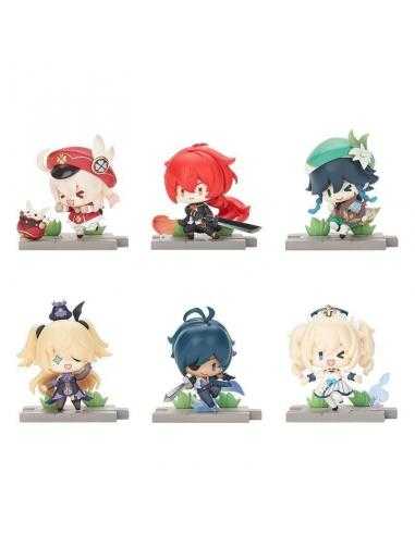 Genshin Impact Battle Scene Series Pack de 6 Figuras Mondstadt Edition 5 cm - Imagen 1