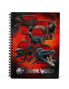 Cuaderno 3D Carnivorous Jurassic World