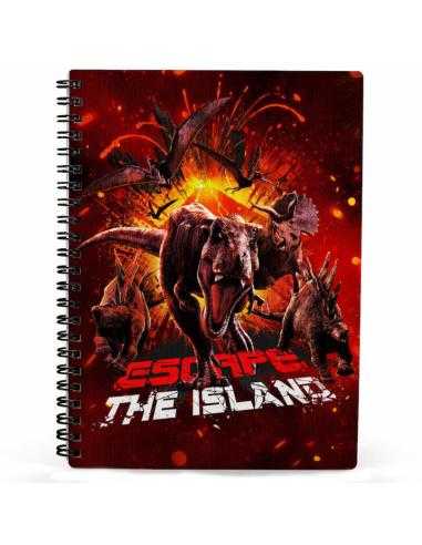 Cuaderno 3D Escape Jurassic World
