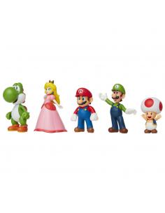Set 5 Figuras Super Mario Nintendo 6cm - Imagen 1