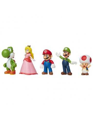Set 5 Figuras Super Mario Nintendo 6cm - Imagen 1