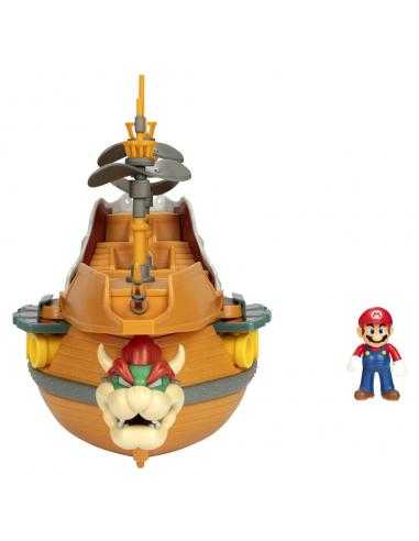 Playset Deluxe Aeronave Bowser Super Mario Nintendo - Imagen 1