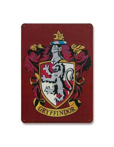 Harry Potter Placa de Chapa Gryffindor 15 x 21 cm - Imagen 1