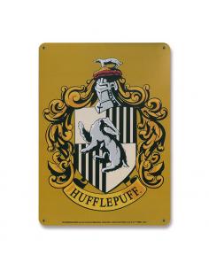 Harry Potter Placa de Chapa Hufflepuff 15 x 21 cm - Imagen 1