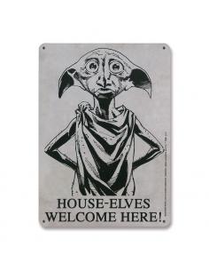 Harry Potter Placa de Chapa House-Elves 15 x 21 cm - Imagen 1