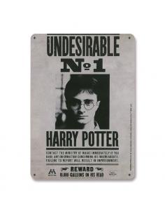 Harry Potter Placa de Chapa Undesirable No. 1 15 x 21 cm - Imagen 1