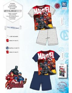 Pijama Avengers Marvel 4Und.T. 3 a 8 Años C/Regalo - Imagen 1